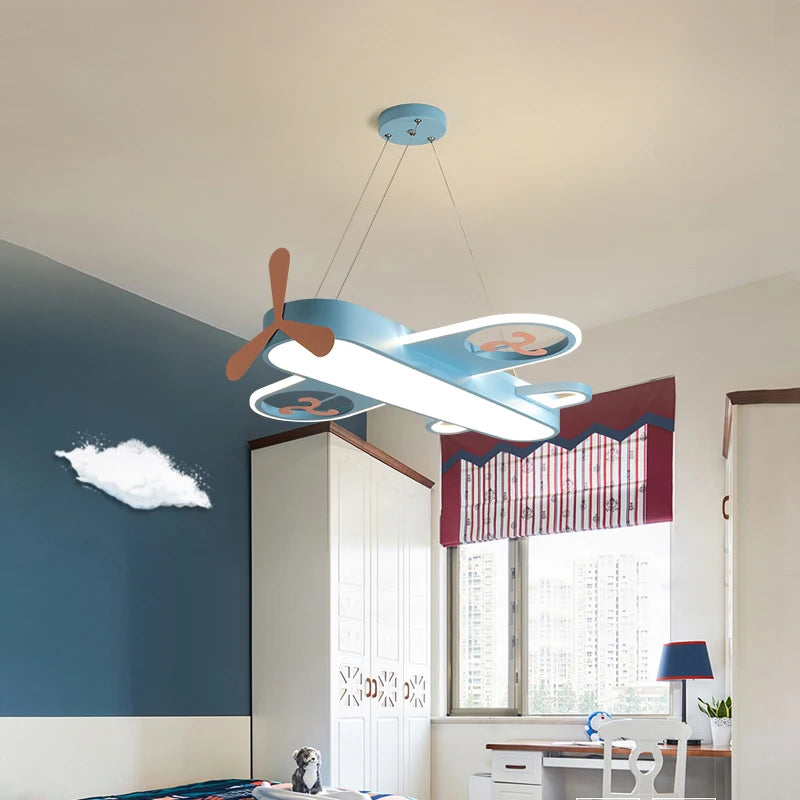 suspension moderne design avion pour chambre enfant