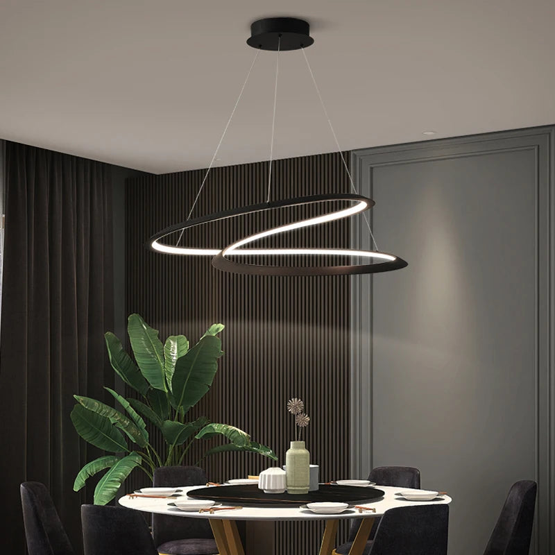 suspension moderne design minimaliste pour une ambiance créative