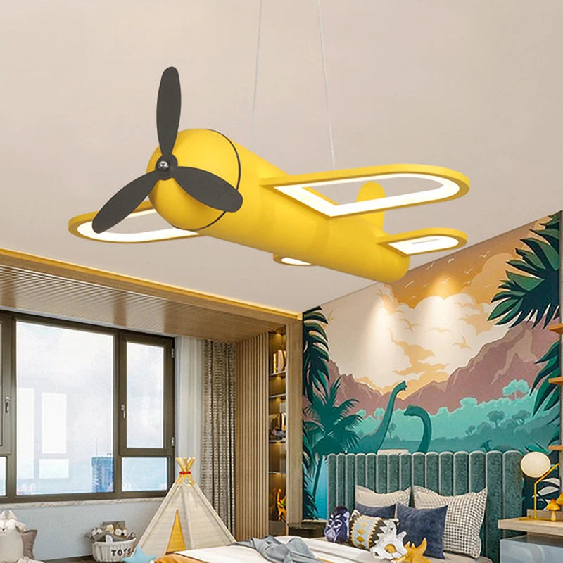 suspension led intelligente design nordique pour chambre d'enfant