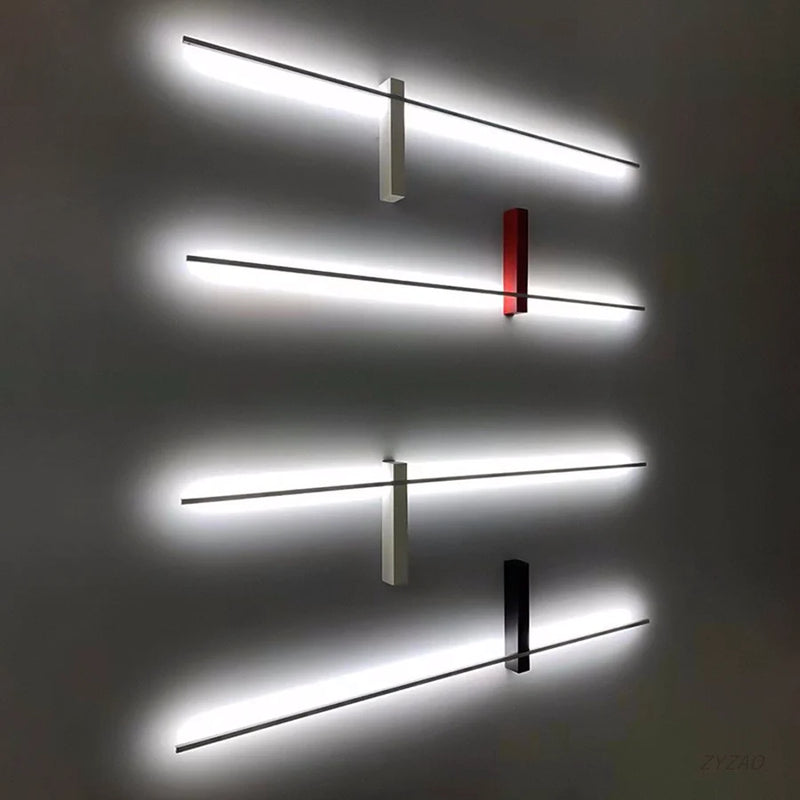 applique murale minimaliste à led design moderne pour décoration intérieure