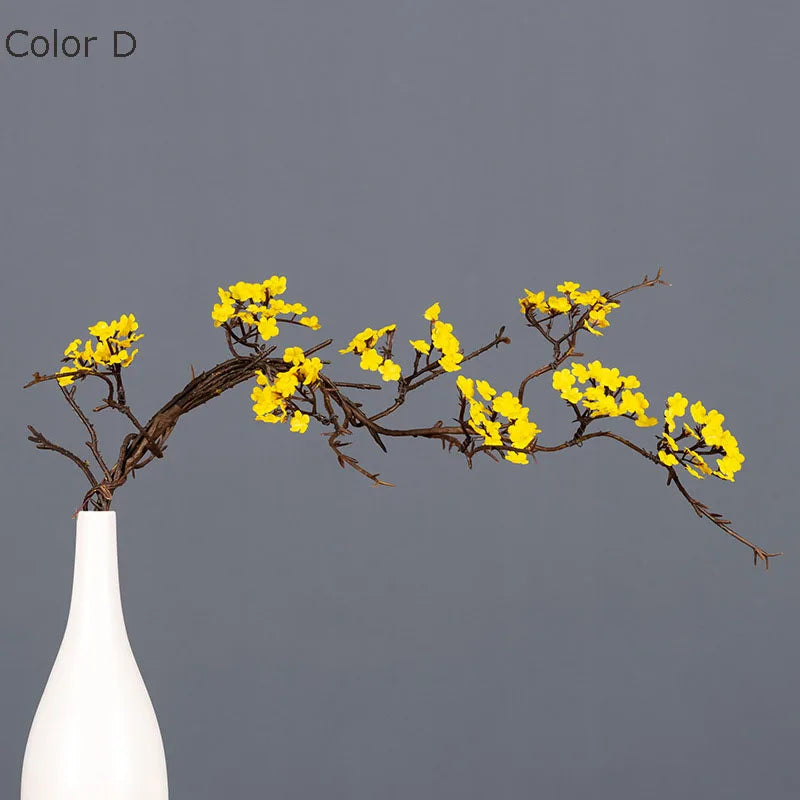 branche de fleurs artificielles de cerisier pour décoration automnale