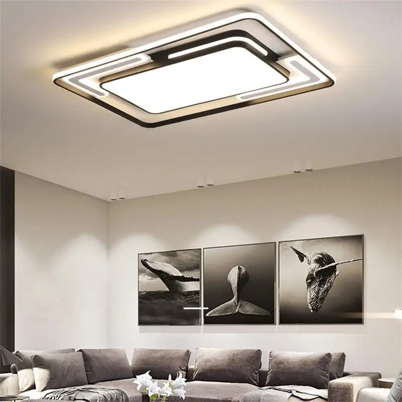 plafonnier luminaire contemporain géométrique pour éclairage intérieur