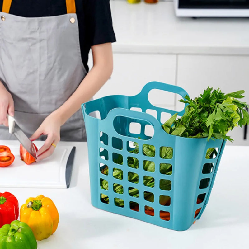 panier à linge pliable mural pour rangement de vêtements