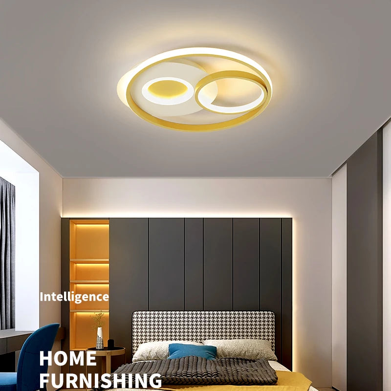 plafonnier moderne à leds ultra mince pour intérieur élégant