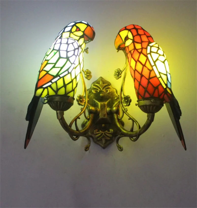 applique murale en verre coloré pour déco créative lumineuse