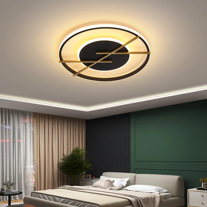 plafonnier led rond moderne pour décoration intérieure lumineuse