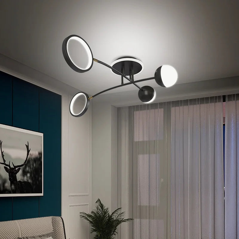 plafonnier moderne décoratif pour intérieur et luminaires LED