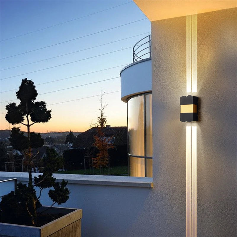 Applique murale led extérieure imperméable pour jardin et paysage