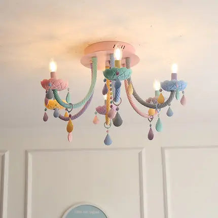 plafonnier moderne pour chambre d enfants avec douilles lumineuses