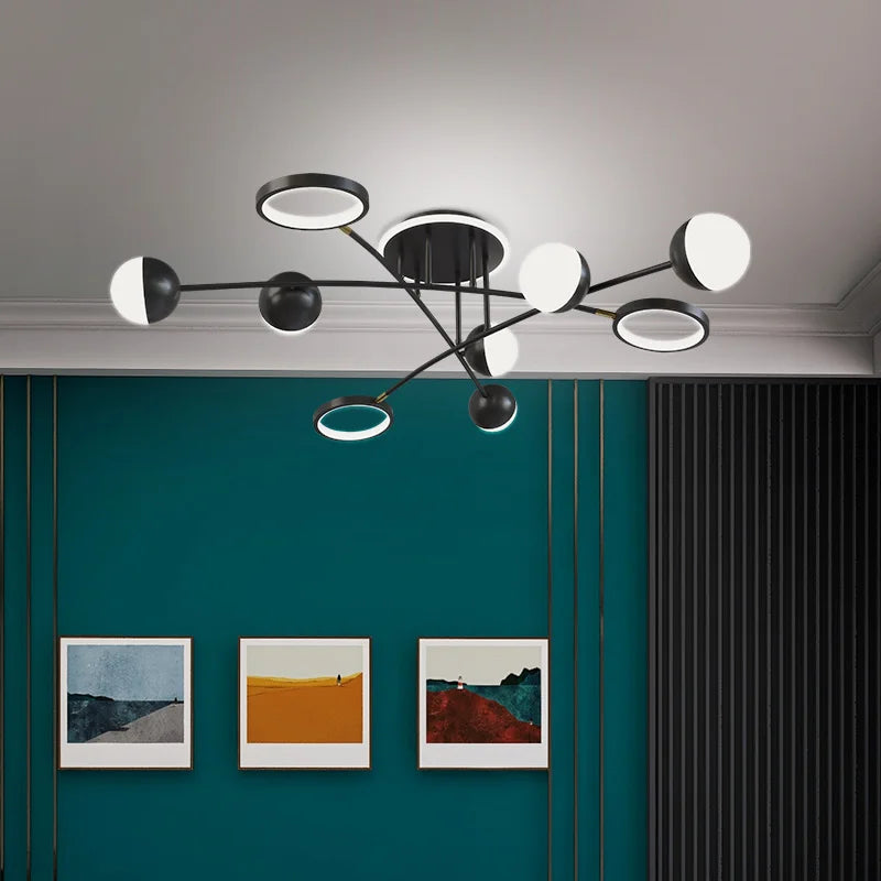 plafonnier moderne décoratif pour intérieur et luminaires LED