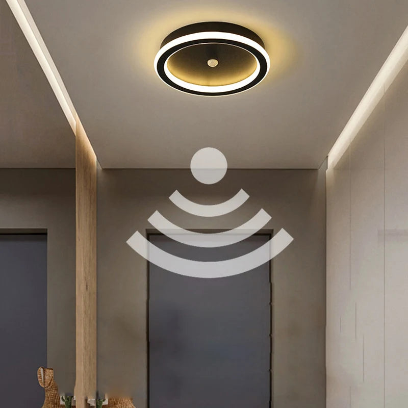 plafonnier led à induction avec capteur de mouvement pour intérieur