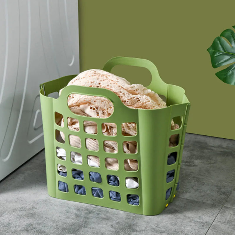 panier à linge pliable mural pour rangement de vêtements