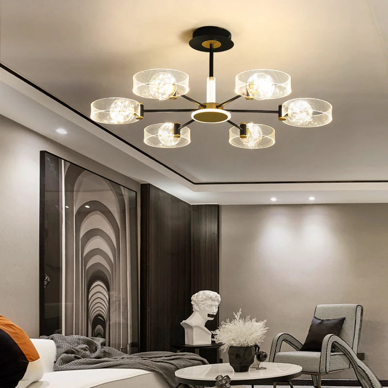 lustre led design pour intérieur moderne et élégant