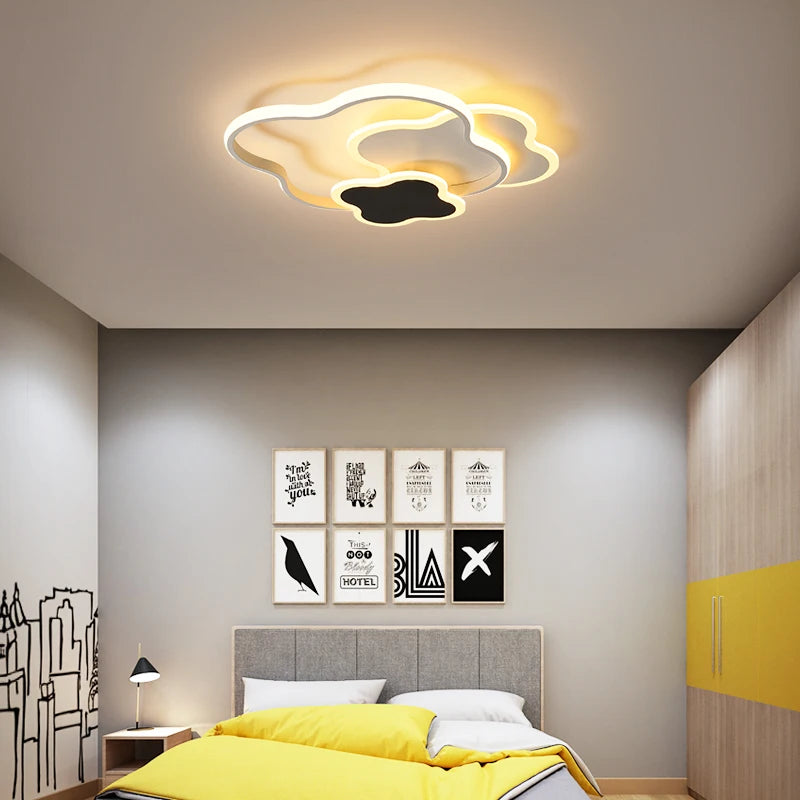 plafonnier en aluminium décoratif pour intérieur lumineux et élégant