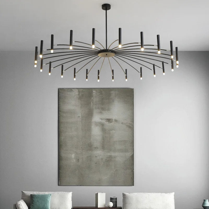 lustre moderne en design nordique pour un éclairage élégant