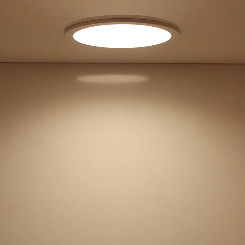 led downlight panneau rond encastré projecteur pour éclairage intérieur