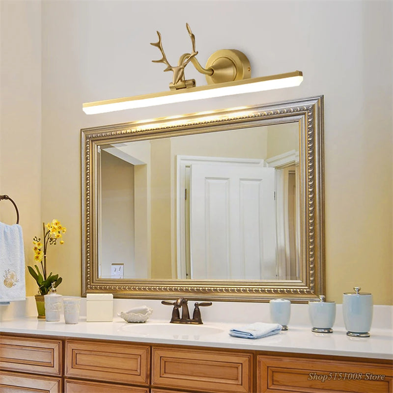 lumière led étanche pour miroir de salle de bain nordique