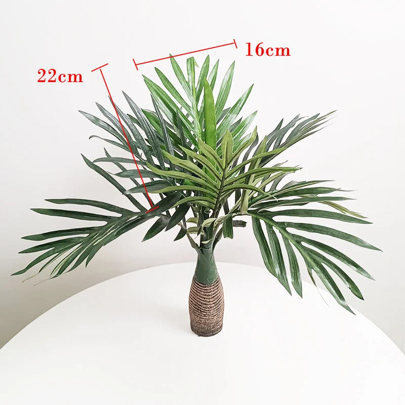 palmier artificiel monstera tropical pour décoration intérieure en pot