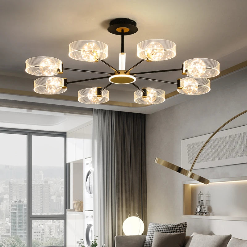 lustre led design pour intérieur moderne et élégant