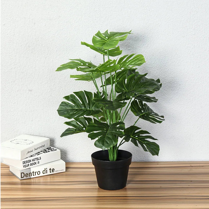 plante monstera artificielle pour décoration intérieure et extérieure