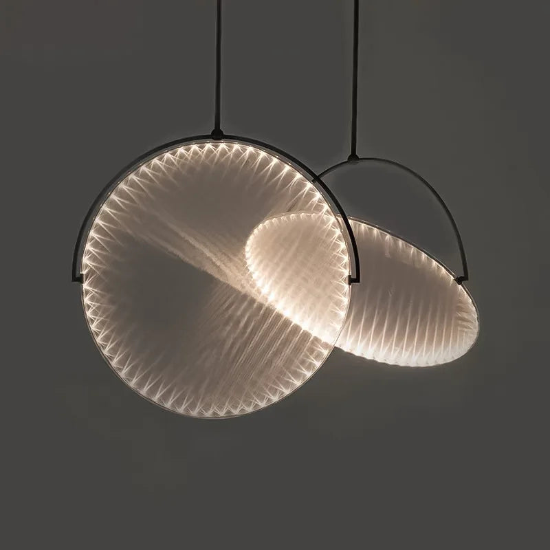 lustre minimaliste moderne nordique avec lampes décoratives en tissu