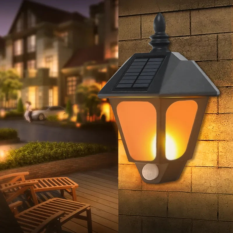 Lumière solaire extérieure applique murale à Induction LED éclairage solaire étanche pour jardin paysage éclairage de sécurité lampe extérieure LPL269