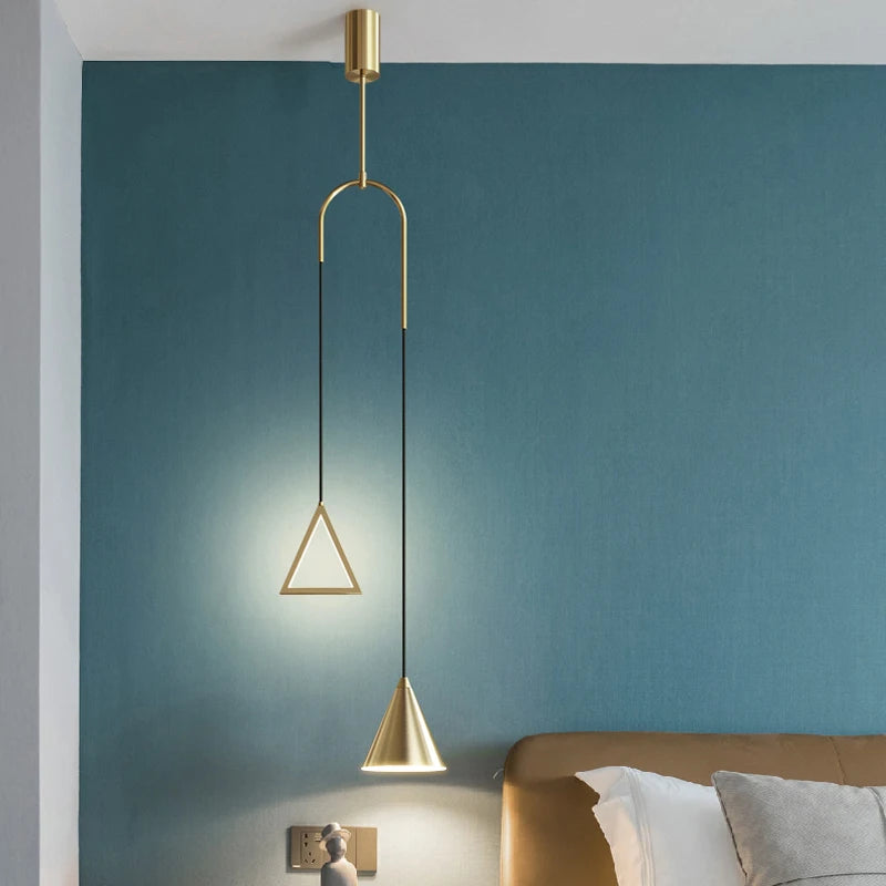 lustre moderne minimaliste design luxe pour intérieur élégant