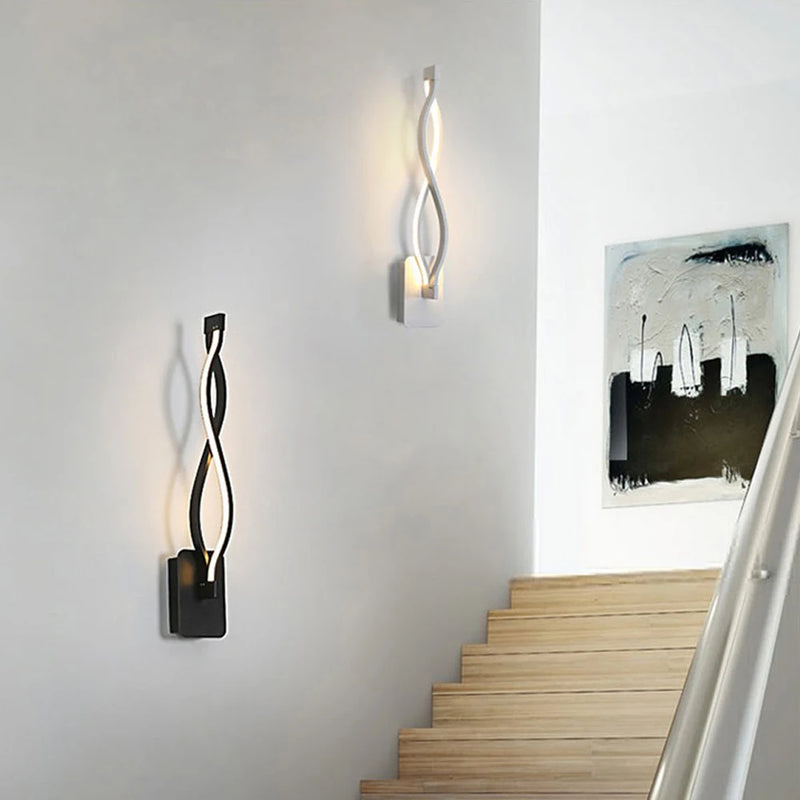 "applique murale minimaliste moderne led intérieur éclairage décoratif"