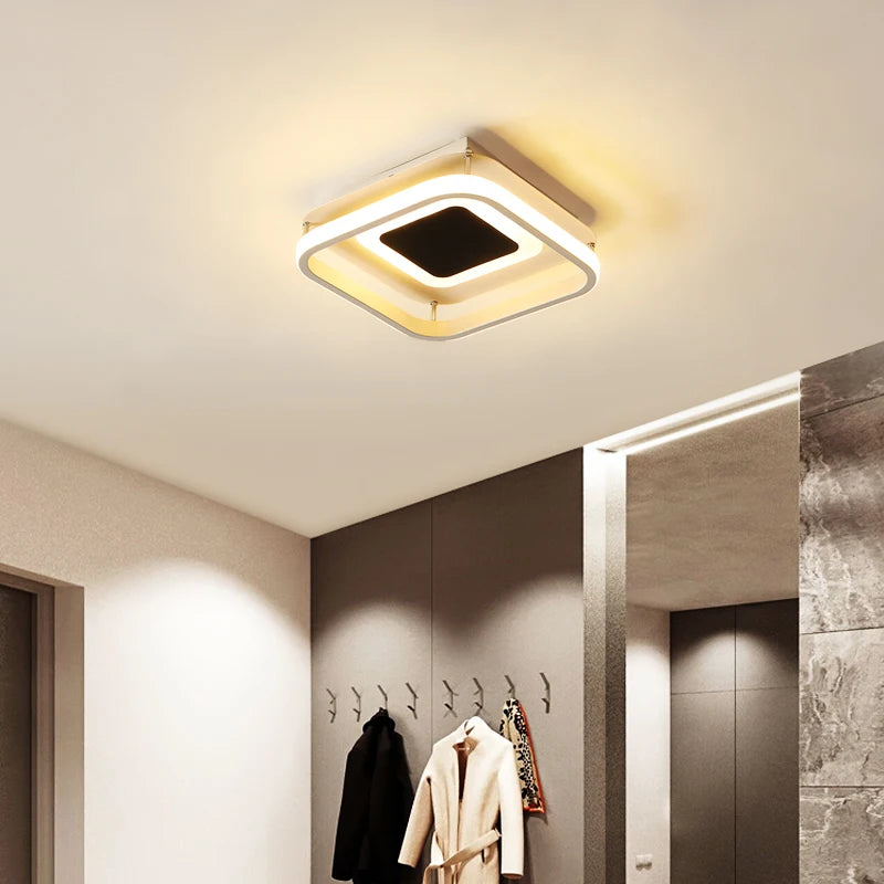 lustre luminaire led acrylique mince pour décoration maison