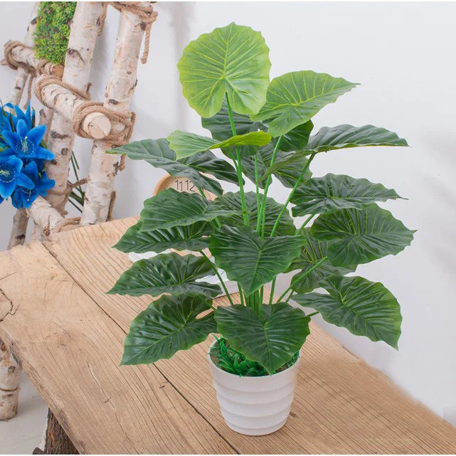 plante monstera artificielle pour décoration intérieure et extérieure