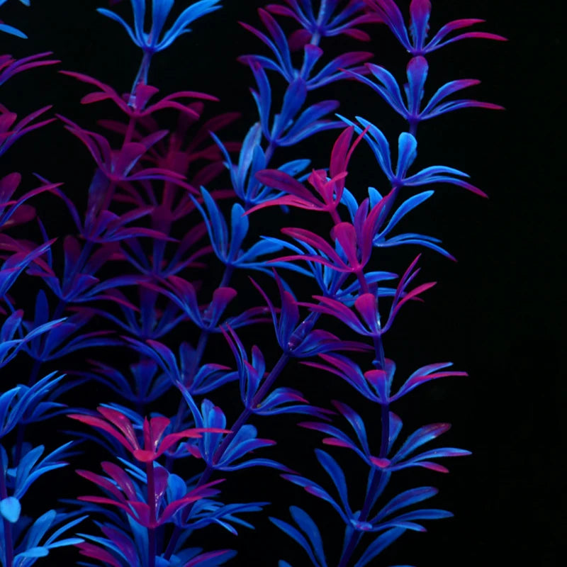 grandes plantes aquatiques artificielles pour décoration d'aquarium