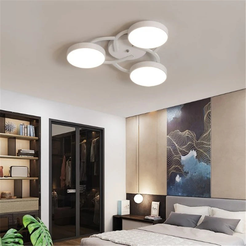 lustre à led interchangeable pour un éclairage intérieur moderne