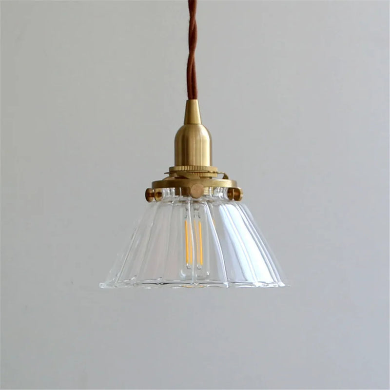 loft industriel led suspension lumière rétro laiton verre suspension antique droplight