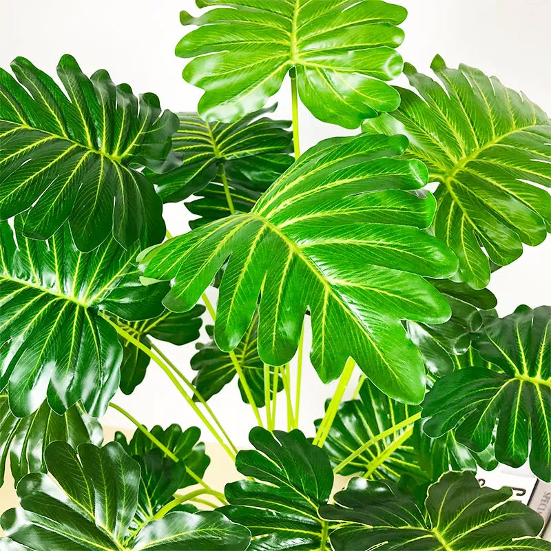 plante artificielle tropicale monstera pour décoration intérieure et extérieure