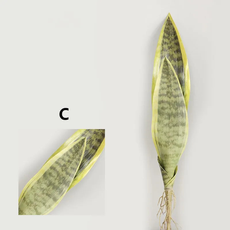 plantes artificielles feuilles de tigre pour décoration intérieure et jardin