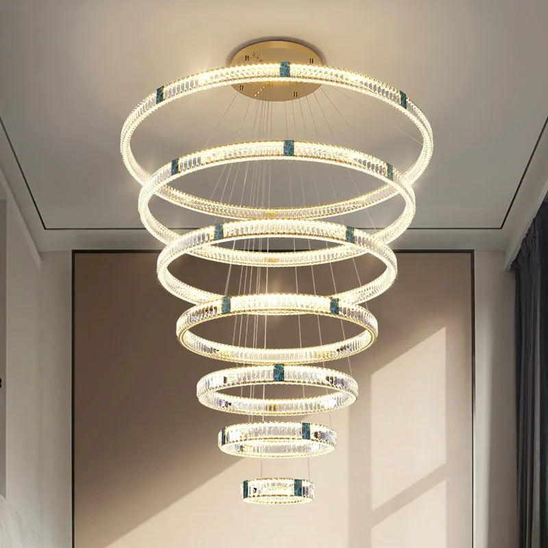 suspension en cristal design moderne pour intérieur élégant