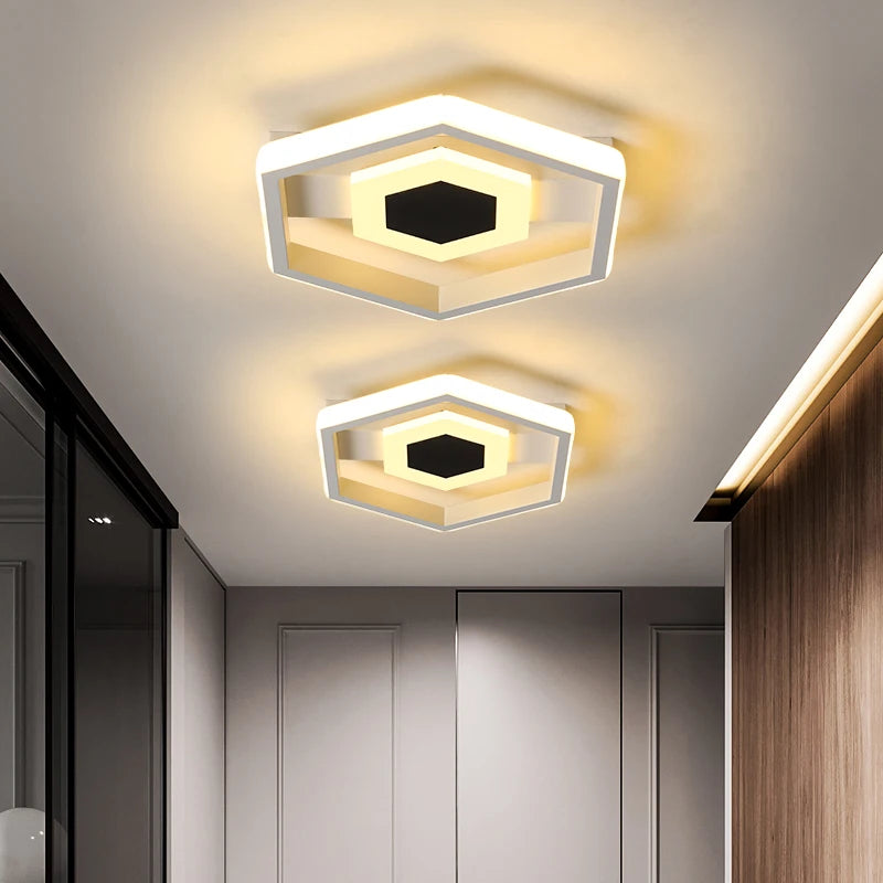 "lustre luminaire led acrylique mince pour décoration maison"