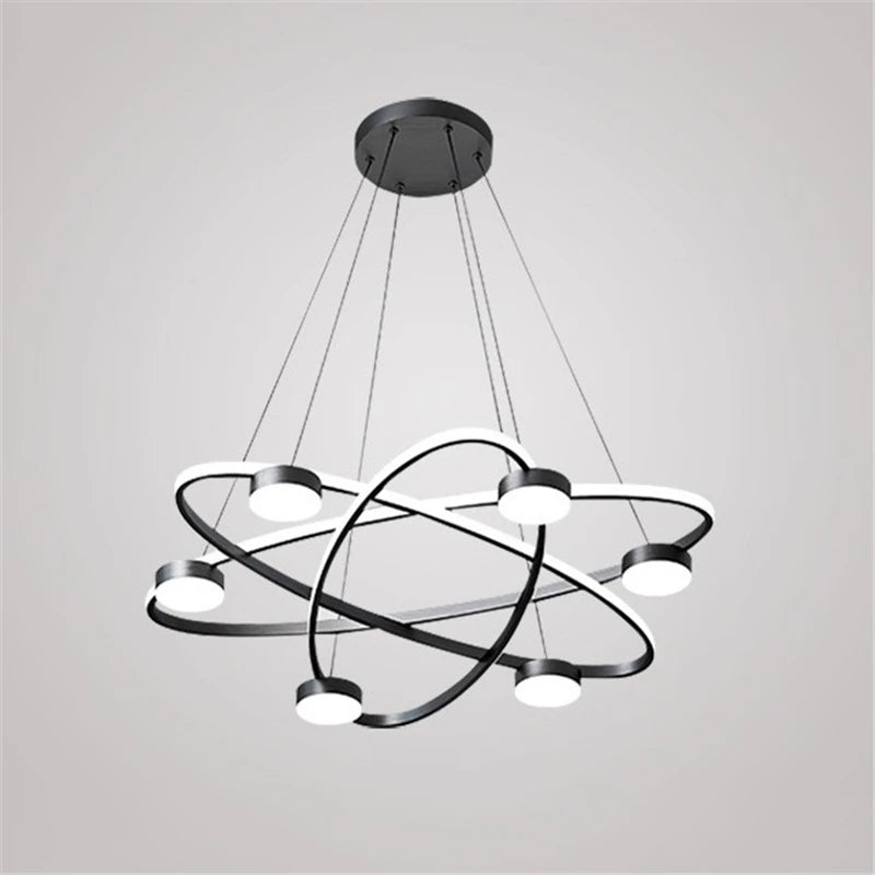 suspension led post-modernes en acrylique design nordique