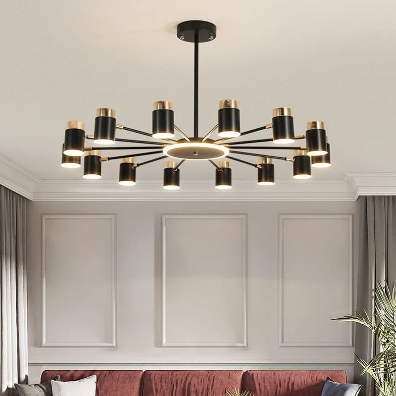 lustre nordique moderne pour éclairage intérieur décoratif