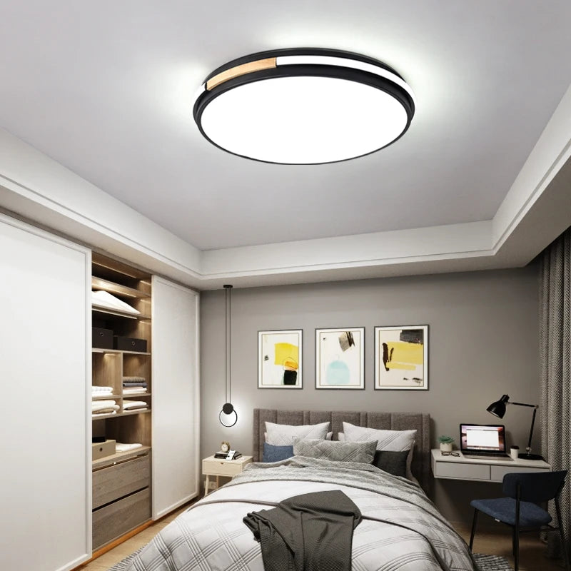 plafonnier rond design moderne pour intérieur lumineux décoratif