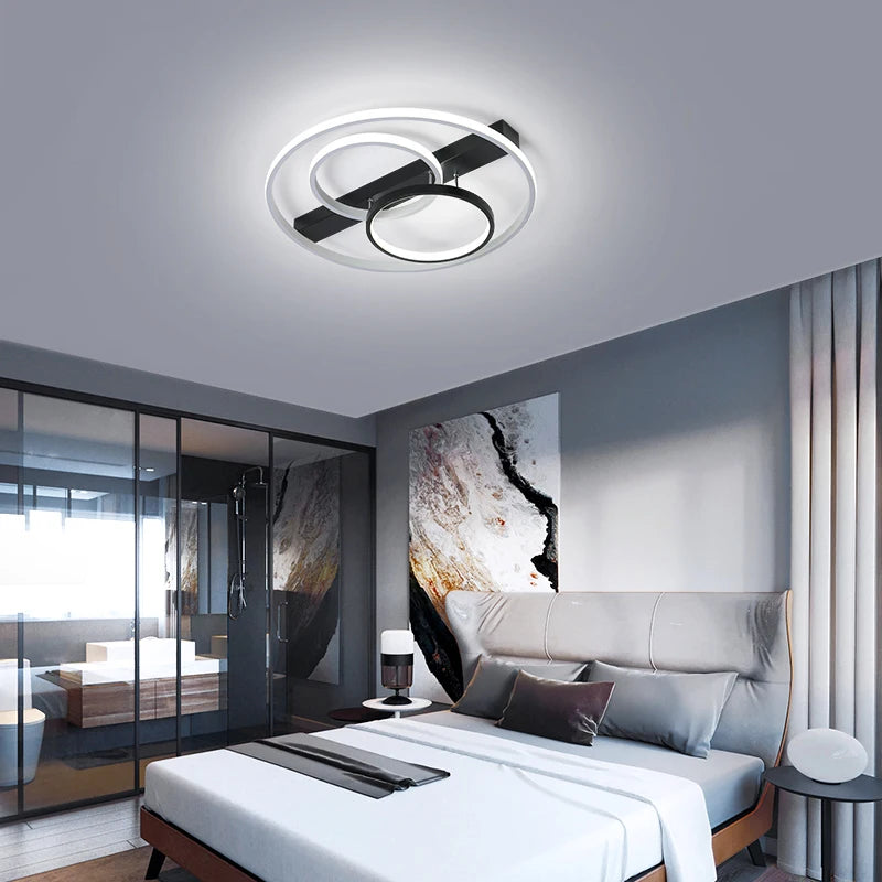 plafonnier led rond design moderne pour intérieur élégant