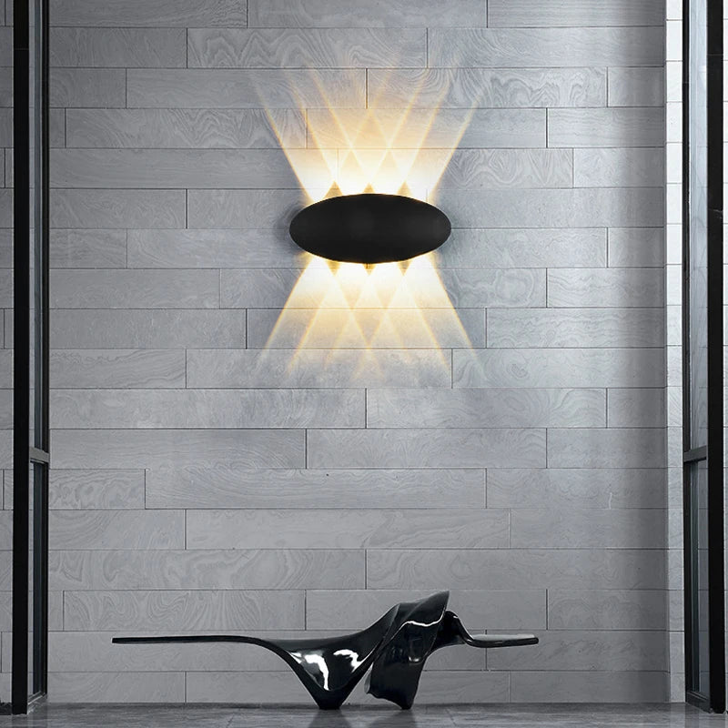 applique murale led moderne imperméable pour extérieur minimaliste