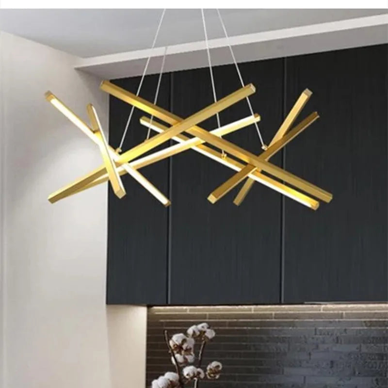 lustre led moderne design minimaliste pour intérieur élégant