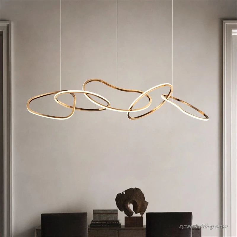 suspension design moderne pour éclairage intérieur élégant