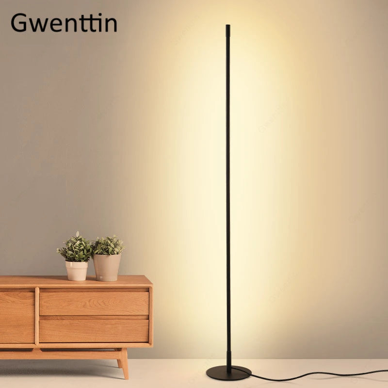 lampadaire led style nordique minimaliste pour intérieur élégant