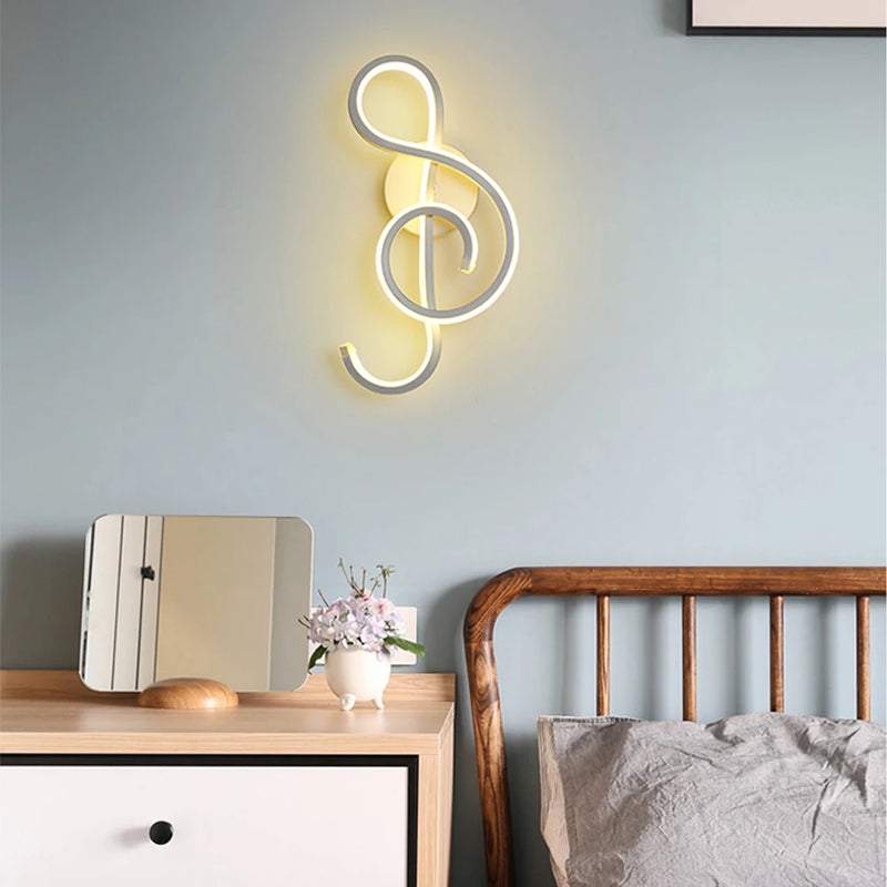 applique murale led moderne style nordique en aluminium