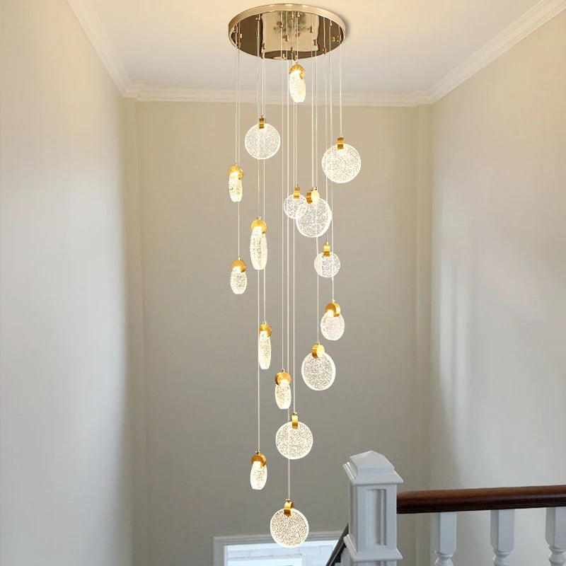 lustre en cristal design pour intérieur moderne et élégant