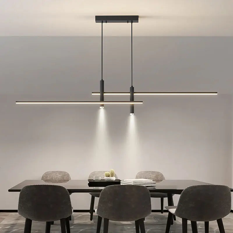 lustre moderne minimaliste led pour décoration intérieure