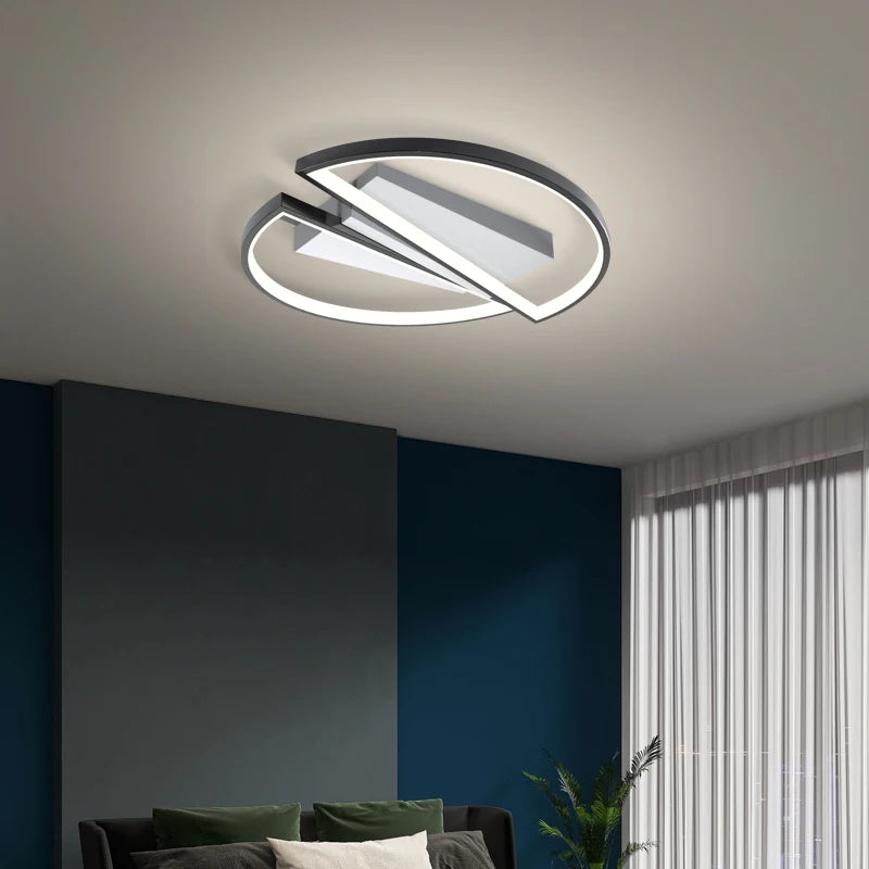 plafonnier led en aluminium éclairage décoratif pour intérieur