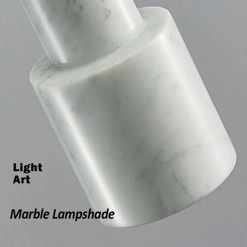 lampe de poche créative en forme de marbre pour décoration nordique led